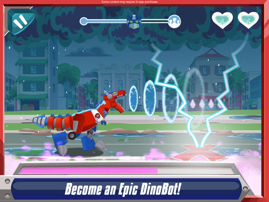 Epic DinoBots In Disaster Dash   Hero Run Rescue Bots Game From Budge Studios   (3 of 5)